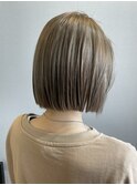 大人可愛い30代40代ウルフレイヤーボブ丸みショートボブ小顔魅せ