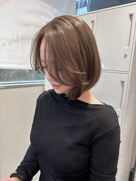 リリー(Lilley) 【稲永麻衣】顔まわり+ダブルカラー+ボブ+韓国ヘア