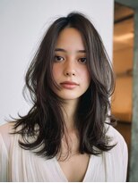 アンドレイ 表参道(andrey) 黒髪カタログ/クラゲヘアー/オリーブグレー/表参道