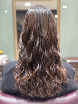 アピッシュ シェリ(apish cherie) ミックスパーマしっかりめデジタルパーマコテ巻き風パーマ