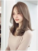 20代/30代/40代レディース韓国レイヤーナチュラル小顔ボブ
