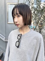 ヌード(NUDE)&nbsp;NUDE  プレイングカラー ミニボブ レイヤーボブ切りっぱなしボブ