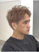 MEN’S HAIR/サーフカール/刈り上げセンターパート/藤沢