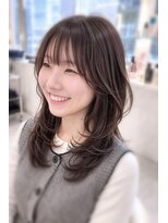 アスタリスク(asterisk)&nbsp;巻くだけで動くレイヤーセミロング