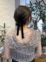 クラフト ヘア デザイン(CRAFT HAIR DESIGN)&nbsp;ミディアムヘアのふわっとミニシニヨン