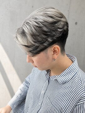 ユイマァルスロウ 岡山(YUIMARLSLOW) 岡山メンズサロン20代30代40代バレイヤージュデザインカラー