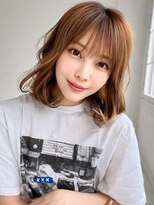 アグ ヘアー イコール 新小岩店(Agu hair equal)&nbsp;《Agu hair》ミルクティーベージュボブ×numberA.ヘアバター