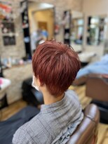 ヘアーサロン新華&nbsp;ブリーチカラー、ピンク