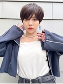 グレージュ/大人ショートヘア/ボブ/韓国/20代30代40代50代/立川