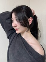 アンドカオマワリカットファム(Fann.)&nbsp;髪質改善 レイヤーカット 韓国風 神戸三宮元町 艶髪 顔周り 前髪