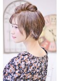 【メイズ東中野・鍛原志行】ショートのヘアアレンジ
