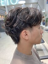 テトヘアー(teto hair) ゆるいパーマ、メンズヘア、メンズショート
