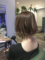 ヘアースパリゾート リアン 燕三条店(Lien)&nbsp;あごラインハネボブ_アッシュグレージュ