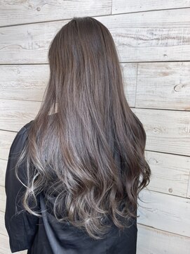 ベルクープス 天王寺店(Belle Coupes) 【ベルクープス天王寺】吉岡知里　ラベンダーグレージュ