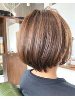 シュクルヘアー(Sucre Hair)&nbsp;丸みショートボブ＊襟足あり、段少なめ