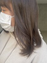 ガーデン タチカワ(garden tachikawa)&nbsp;シークレットハイライト×まろやかベージュ×ロブ