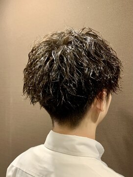 ヒロギンザバーバーショップ 大宮店(HIRO GINZA BARBER SHOP) 波巻きツイスパMIXセンターパート/大宮/メンズカット/バーバー