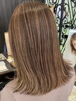 マイ ヘア デザイン 岡崎(MY hair design) 斜めバング/グレージュカラー/シルキーベージュ/岡崎