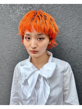 レコ 渋谷(LECO) オレンジスパイキーショート