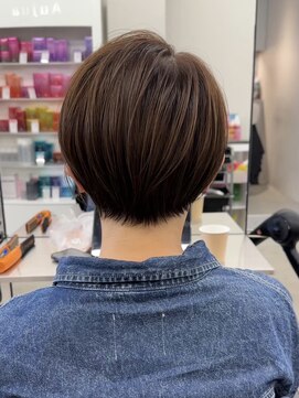 ジルブラン(JIL BLAN) ハイライトバレイヤージュダブルカラーショートカット30代40代