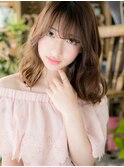 フェザーバングくせ毛風セミディくびれヘアc5上尾20代30代40代