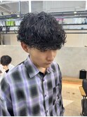 波巻きパーマ 波打ち 新宿 新宿東口