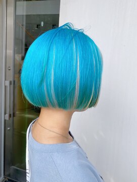 オーダー(OORDER) pale blue×white