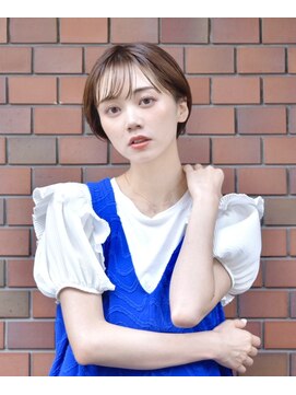 ウィローズ(WILLOW'S) 大人可愛い20代30代40代黒髪前下がりショートボブ丸みショート◎