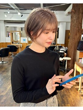 ヘアメイクエイト 丸山店(hair make No.8) ◆担当：岩切祐樹◆柔らかベージュショート