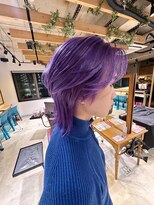 トゥルース 獨協大学前店(Hair&Make TRUTH) 色落ち綺麗なパープル