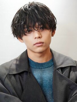 アグヘアー カスイ 川沿店(Agu hair kasuy) 《Agu hair》長めバングマッシュ【numberA.×BLEACHi】