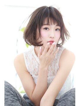 アディクト イースト 東陽町東口(addict EAST) フェザーバング×ナチュラルボブ＿アッシュベージュ［東陽町]