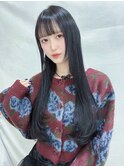 ★10代20代30代美髪シアーカラーうるツヤ姫カットサイドバング