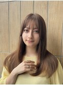 夏のミントベージュカラー