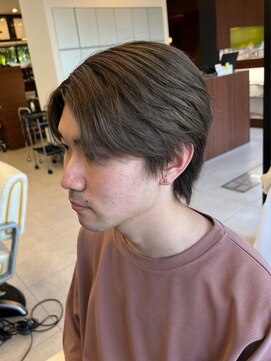 ヘアーアンドエステ ハラダ 滝ノ水店(Hair&Esthe Harada) メンズ/マッシュショート/マロンベージュ