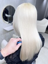 セレーネヘアーレイズ 梅田店(Selene hair Raise) ホワイト×ブロンド×髪質改善