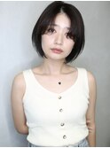 天神【BIRTH】ワンレンボブ前髪あり小顔ネビージュ20代30代 5