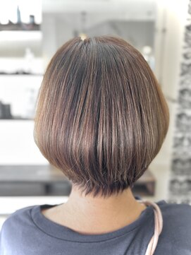 オルオル(OLUOLU) くし髪ショートボブ×上質白髪染め