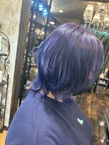 ヘアー クリエイト カルバリ(HAIR CREATE Calbari)&nbsp;ウルフレイヤー×デザインカラー