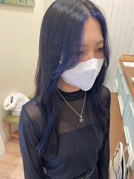 モリオフロムロンドン 大宮店(morio from London) 【かほ】【ブリーチあり】インナー×フェイスフレーミング