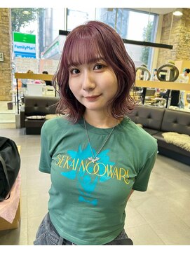 ゼスト ジグ(ZEST ZIGU) カシスピンク×外ハネボブ【竹下】