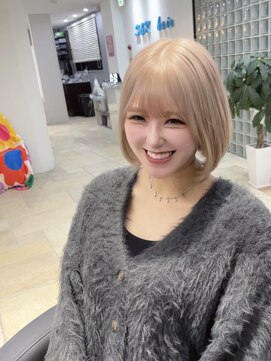 エスアンドケー 下通店(S&K) miniBob/ミルクティーベージュ