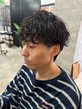 メンズ リコ(MEN'S RICO) 波巻きスパイラル波巻きパーマメンズパーママッシュ【大和】