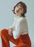 【女性限定】カット+オーガニック白髪染めリタッチカラー￥4400