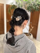アンディ ニジュウサンド クリエイション(and D 23℃ creation)&nbsp;ヘアアレンジ/ポニーヘアアレンジ/卒業式ヘアセット