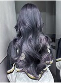 ロング顔周りレイヤー韓国ヘア美髪_ba490911