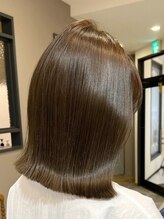 素髪のようなやわらかさ＊【透明感カラー】で旬顔に