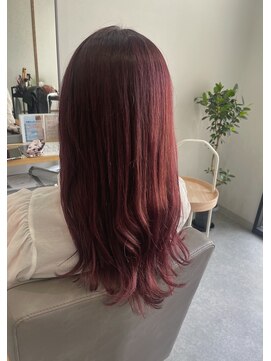 チェリーピンク/髪質改善/バイカルテ/個室美容室