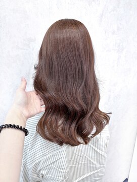 デミヘアー(Demi hair) チョコレートブラウン×リバース巻き