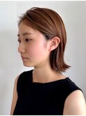 大人可愛いくびれ感♪外ハネナチュラルボブ